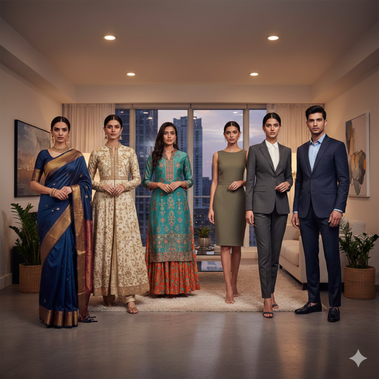 Indian vs Western Fashion Style Comparison