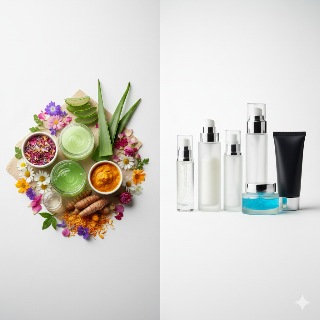 Chemical vs Herbal Beauty Products