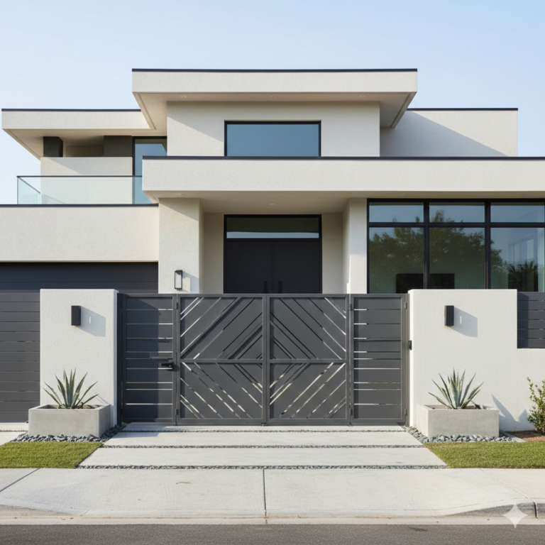 steel main gate design