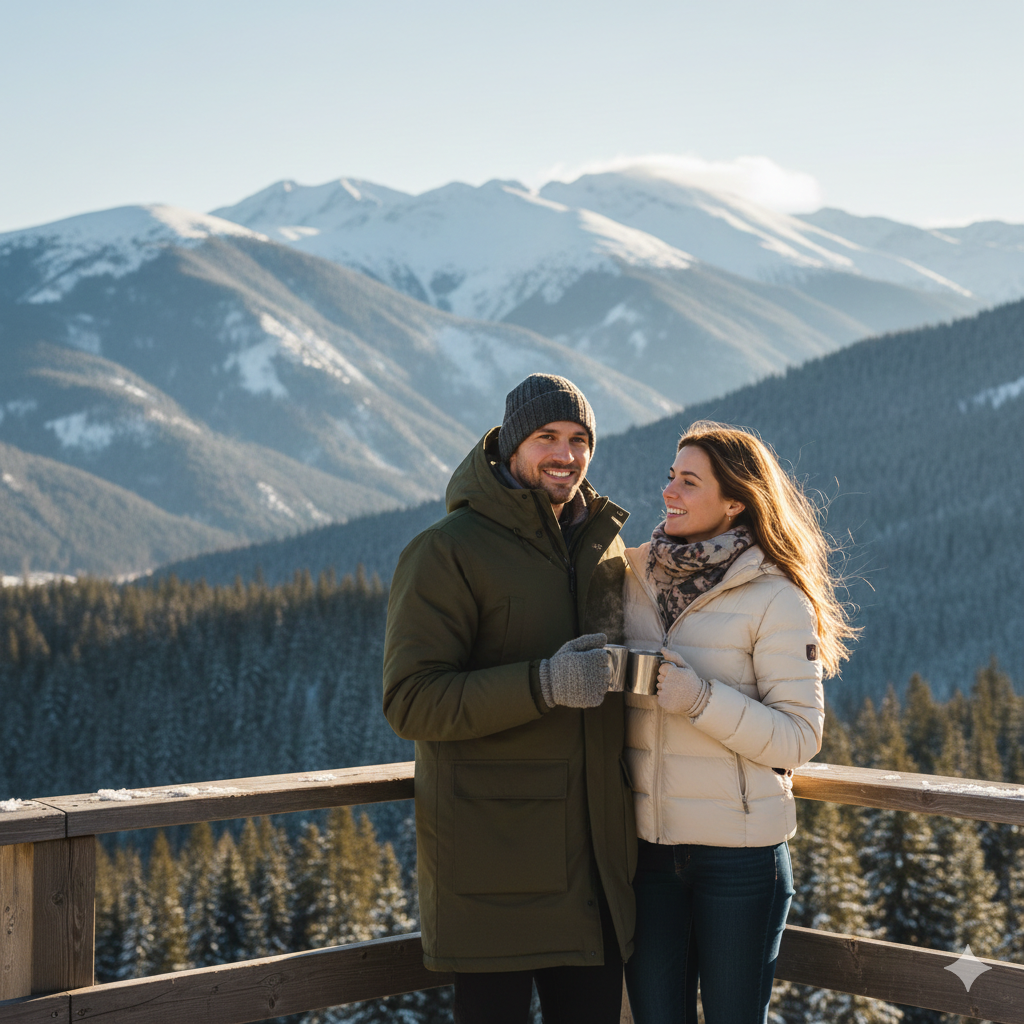 mountain holiday trip